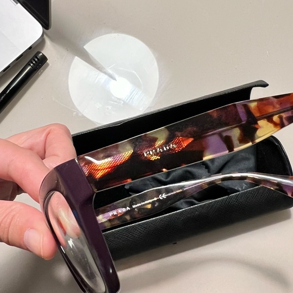 Prada Optica glasses no prescription new , unworn - Picture 14 of 15